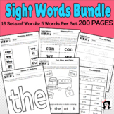 Sight Words & High Frequency Word Activities
