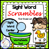 Sight Words Back to School Scramble High Frequency Words |