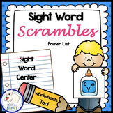 Sight Words Scramble High Frequency Words Primer List Kind