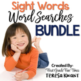 Sight Words Color Code Word Searches Editable