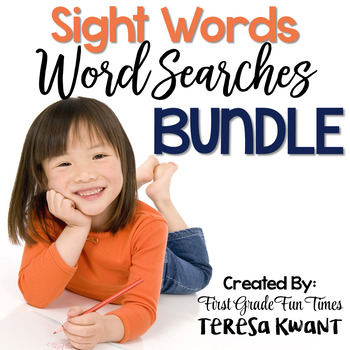 Preview of Sight Words Color Code Word Searches Editable