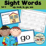 Sight Words Coloring Tracing Phrase Cards for K-1 Guided T