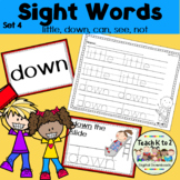 Sight Words Coloring Tracing Phrase Cards for K-1 Guided T