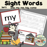 Sight Words Coloring Tracing Phrase Cards for K-1 Guided T