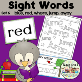 Sight Words Coloring Tracing Phrase Cards for K-1 Guided T