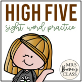 Sight Words Practice | High Five! | Daily Sight Words Prac
