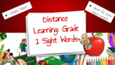 Sight Words: Distance Learning (google slides) 