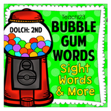 2nd Bubble Gum Sight Words