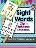 Sight Words Dolch Clip it Cards (First Grade List)