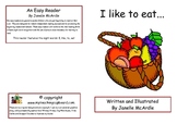 Sight Words Early Reader - I like to eat..