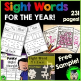 Sight Words FREE Bundle Sample | High Frequency Word Pract