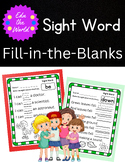 Sight Words Fill-in-the-Blanks