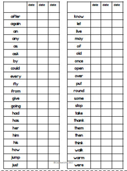 First Grade Sight Words Worksheets and Activities by CreativeCOTA LLC