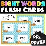Pre-primer Sight Word Flash Cards Activity 40 cards Extra 
