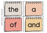 Sight Words Flash Cards (ready to cut)