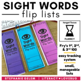Sight Words Flip Lists Bundle Fry’s 1st, 2nd & 3rd 100