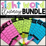 Sight Words Fluency BUNDLE (First Hundred - Fifth Hundred 