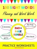 Sight Words Fluency and Word Work Bundle | Distance Learning