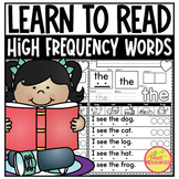 High Frequency Sight Words Decodable Sentences BUNDLE with
