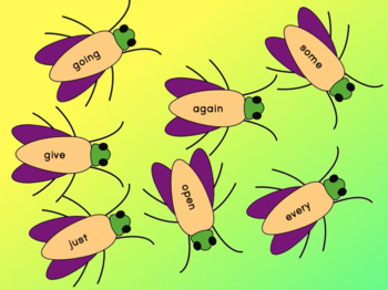 Preview of Sight Words Fly Swat- 1st