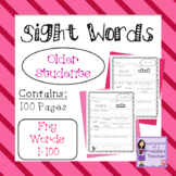 Sight Words | Fry Words: 1-100 | Sight Words for Older Students