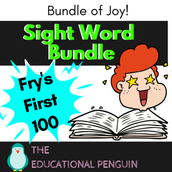 Preview of Sight Words Fry's First 100 words BUNDLE