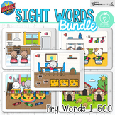Boom Cards™ Sight Words Fry's Words 1-500 Bundle
