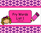 Sight Words- Fry List 1