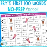 Fry’s First 100 Sight Word Games
