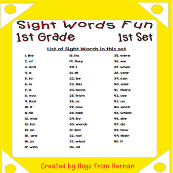 meaning sight words