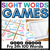 Sight Word Practice Game for Early Finishers Reading Cente