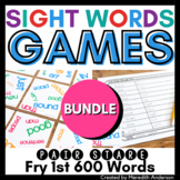 Sight Words Games: Fry First 600 words