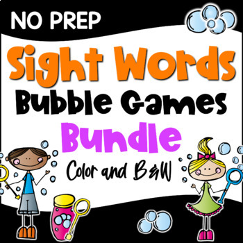 Preview of Dolch Sight Words Games Bundle for Sight Word Practice and Centers