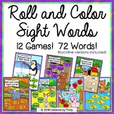 Sight Words Games | Roll the Dice and Color a Box