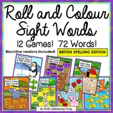 Sight Words Games | Roll the Dice and Colour a Box | BRITI