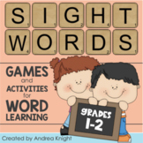 Sight Words Games, Activities, and Worksheets for First an