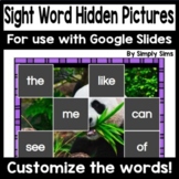 Sight Words | Hidden Pictures | Google Slides | Editable |