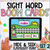 Sight Words Flashlight Hunt Boom Cards™ | Set 2
