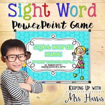 Preview of Sight Words PrePrimer PowerPoint Game