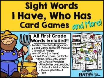 sight words pre k games