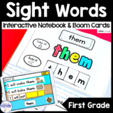 Sight Words Practice Activities & Boom Cards Bundle | First Grade
