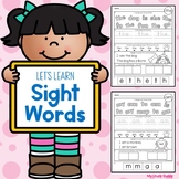 Sight Words Worksheets (Kindergarten Sight Words Practice)