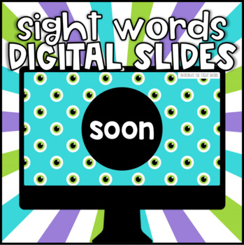 Preview of Sight Words Learning Slides