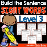 Sight Words Level 3 Build the Sentence Interactive Word Wo