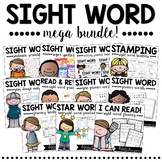 Sight Words MEGA BUNDLE Kindergarten Sight Word Practice R