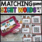 Sight Words Matching Center | Literacy Center Game Set 1