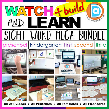 Preview of Sight Word Spelling Resource for Special Education | Master Bundle