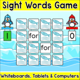 Penguins Sight Words Memory Game for In-Class & Distance Learning