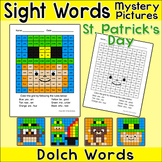 St. Patrick's Day Color by Sight Words Mystery Pictures: L