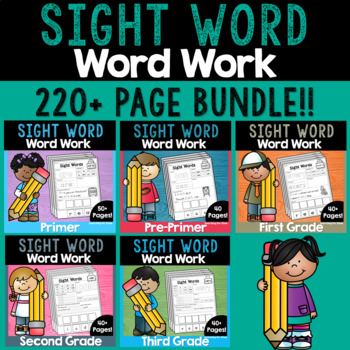 Preview of Sight Words Practice Bundle